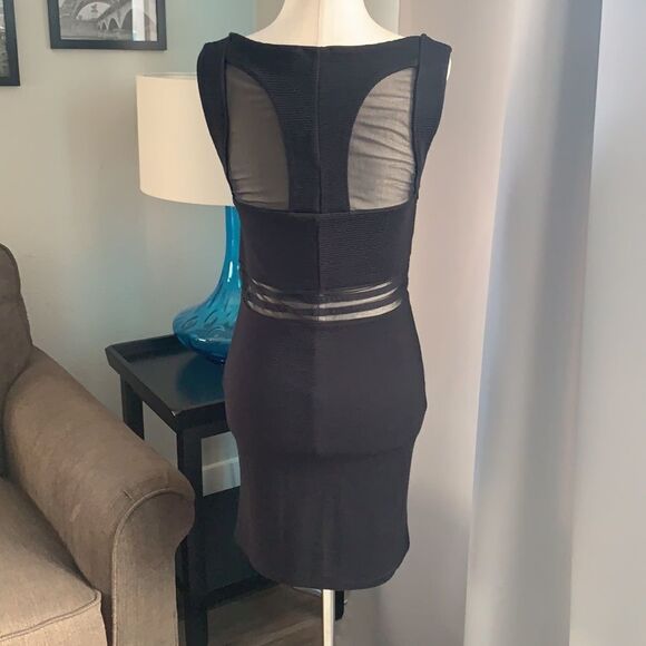 Lipsy Ribbed mini bodycon sleeveless dress sz 8 - Picture 4 of 10